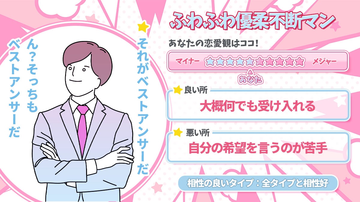 究極の二択！あなたはどっちを選ぶ？【恋愛編】の診断結果画像
