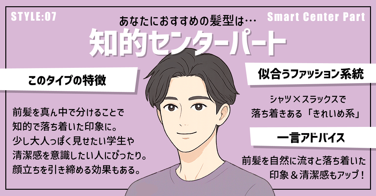 【似合う髪型診断】自分に合うメンズヘアを見つけよう！の診断結果画像